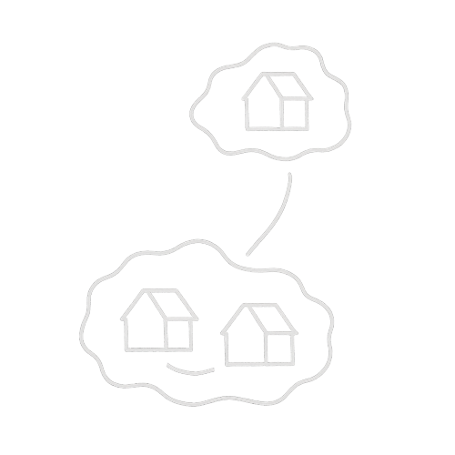 Icône voyage combiné multi-îles